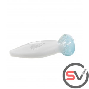 ROB MARLEY LARGE FROSTED HANDLE HAND PIPE 5inch 3CT